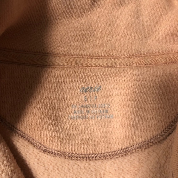 Aerie Fleece-Of-Mind Cropped Polo Sweatshirt - Picture 3 of 3